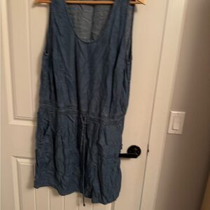 Blue Sleeveless Dress